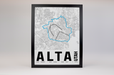 Alta Resort Map Poster – Utah