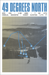 49 Degrees North Mountain Ski Resort Poster