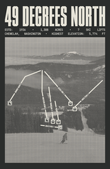 49 Degrees North Mountain Ski Resort Poster
