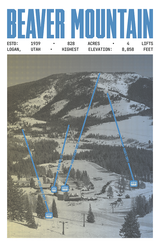 Beaver Mountain Resort Poster