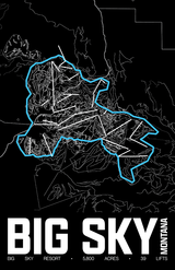 Big Sky Resort Map Poster – Montana