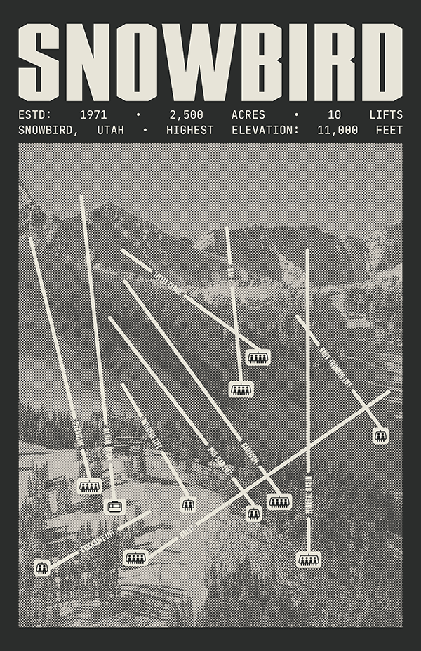 Snowbird Resort Poster