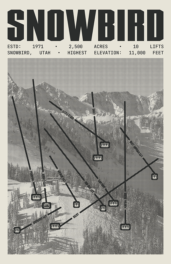 Snowbird Resort Poster