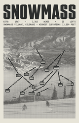 Snowmass Resort Poster