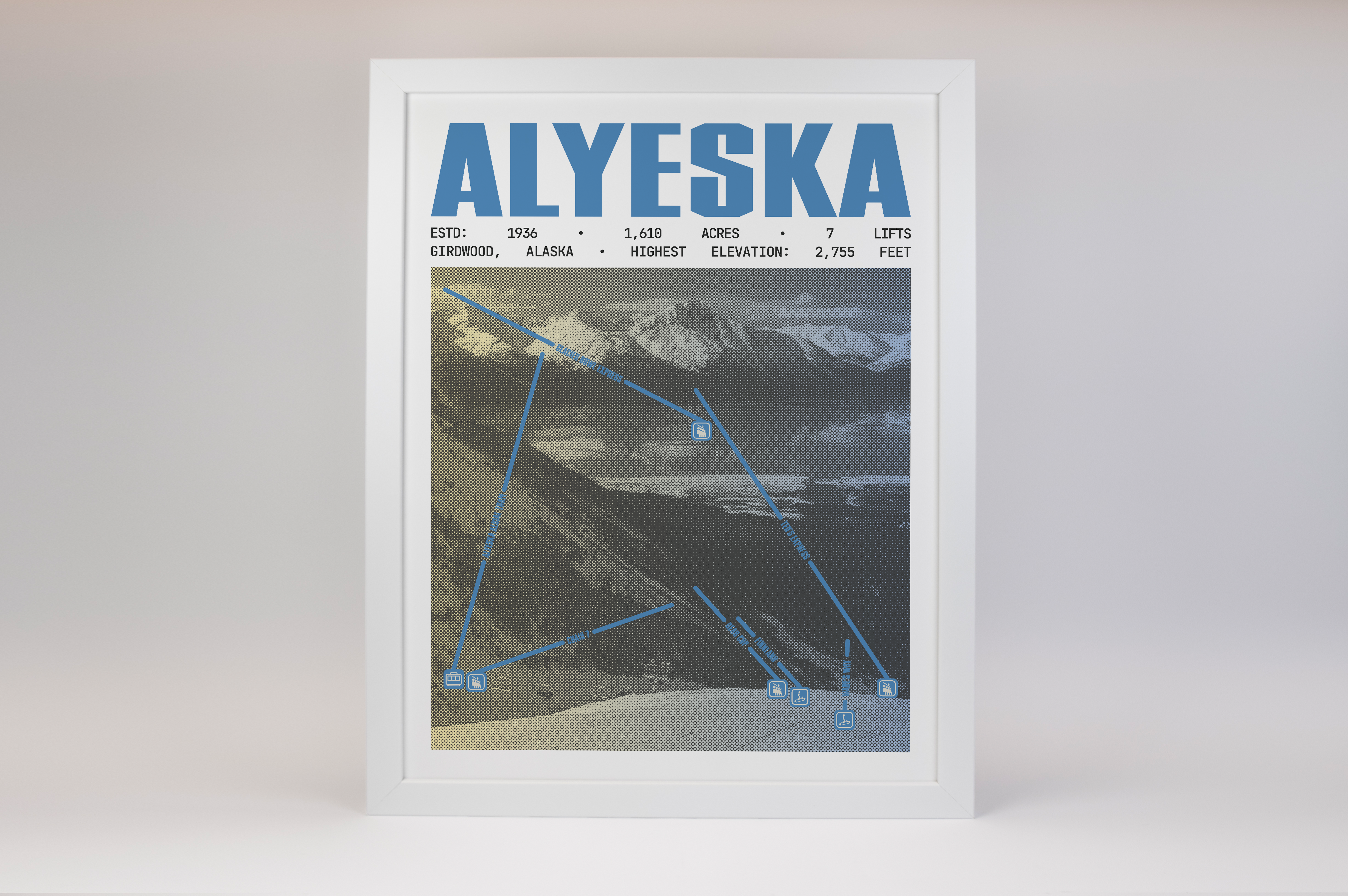 Alyeska Resort - Girdwood Resort Poster
