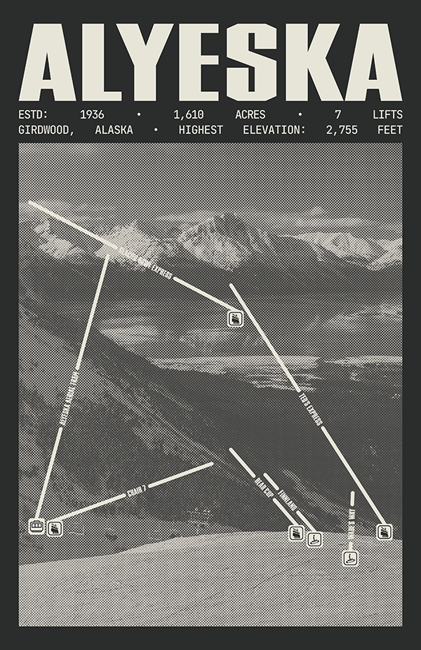 Alyeska Resort - Girdwood Resort Poster