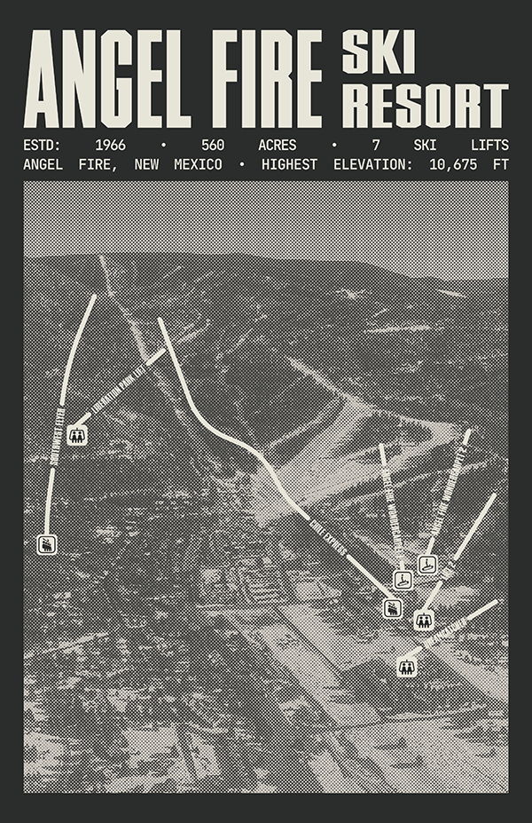 Angel Fire Ski Resort Poster