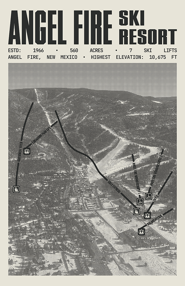 Angel Fire Ski Resort Poster