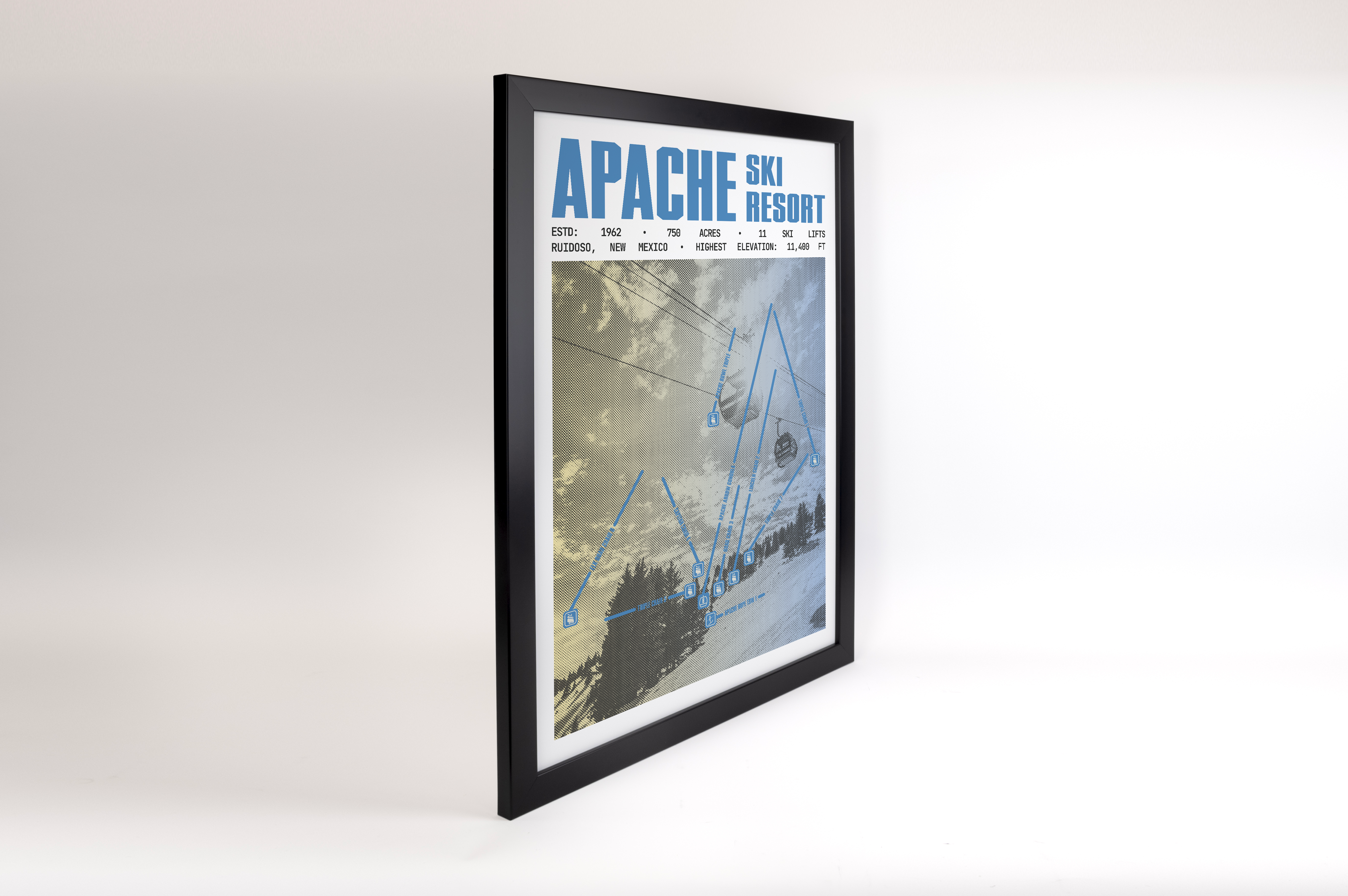 Apache Ski Resort Poster