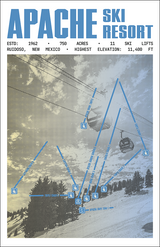 Apache Ski Resort Poster