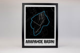 Arapahoe Basin Resort Map Poster – Colorado