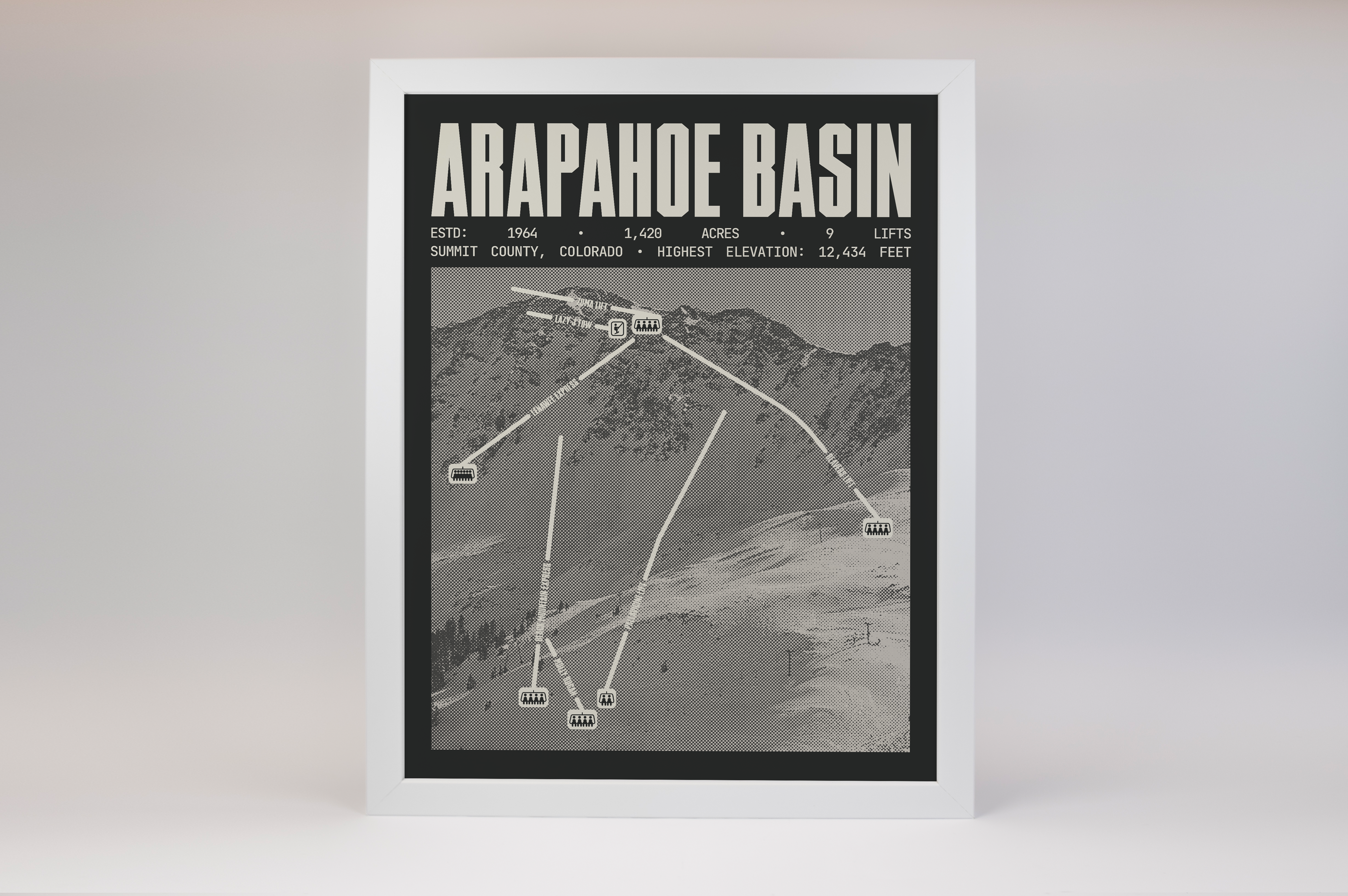 Arapahoe Basin Resort Poster