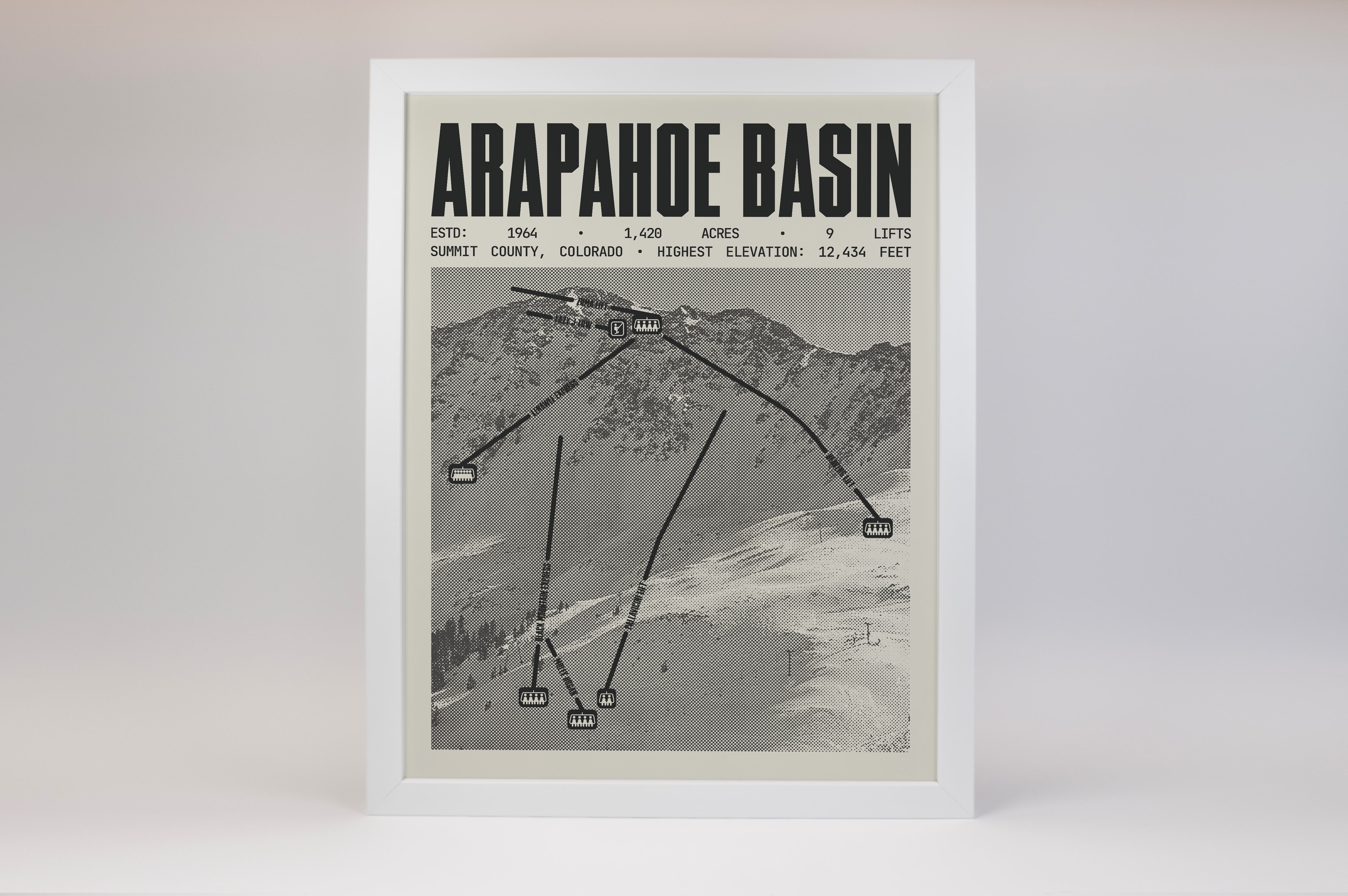 Arapahoe Basin Resort Poster