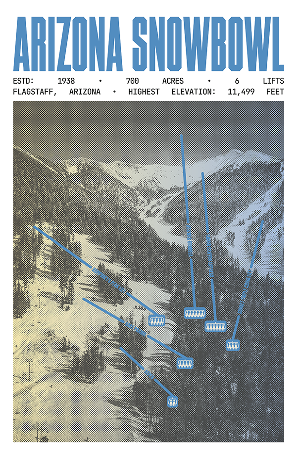 Arizona Snowbowl Resort Poster