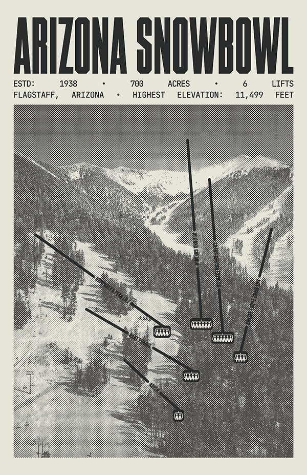 Arizona Snowbowl Resort Poster