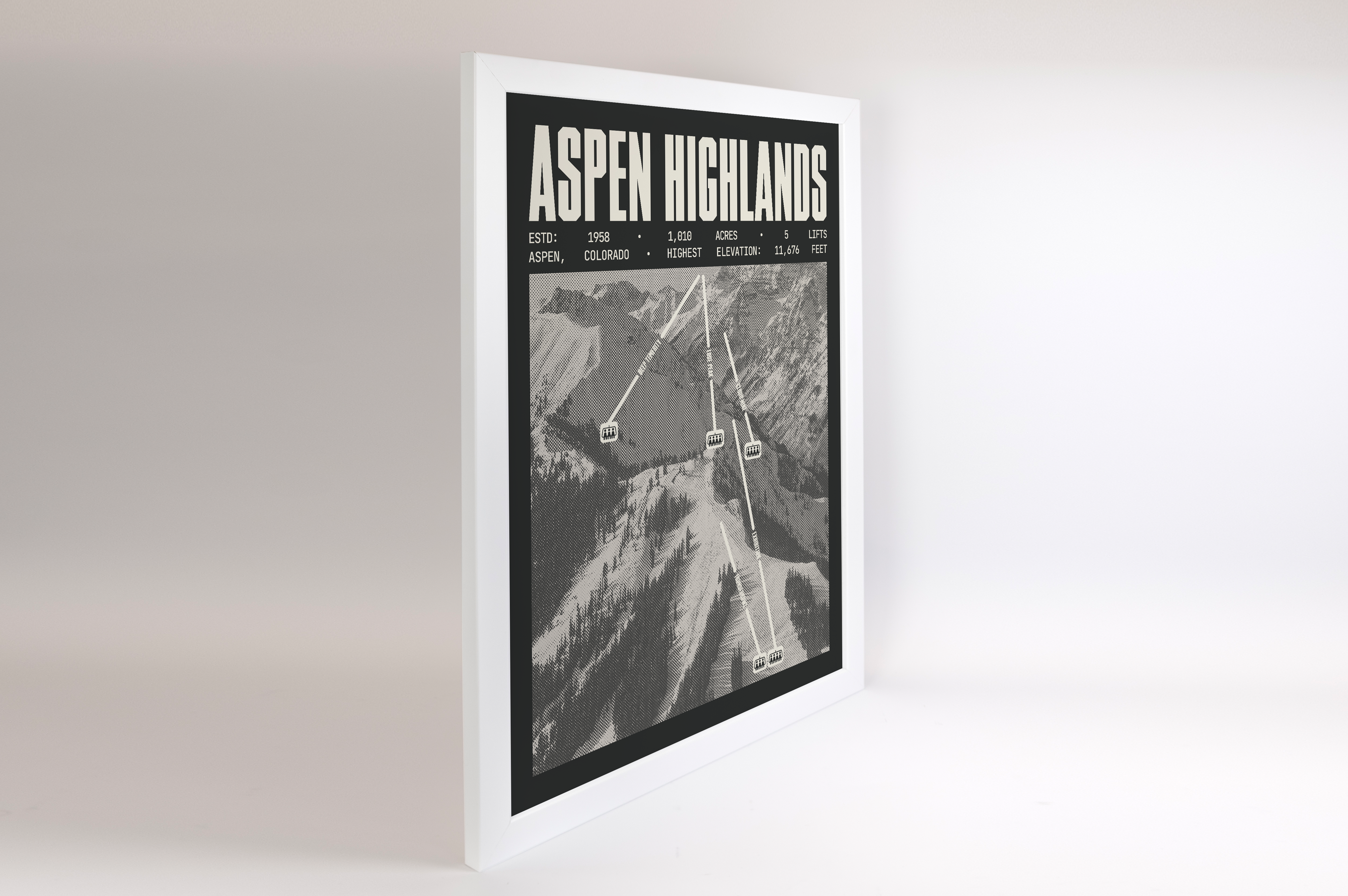 Aspen Highlands Resort Poster
