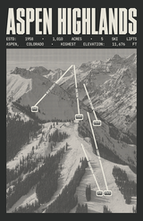 Aspen Highlands Ski Resort Poster