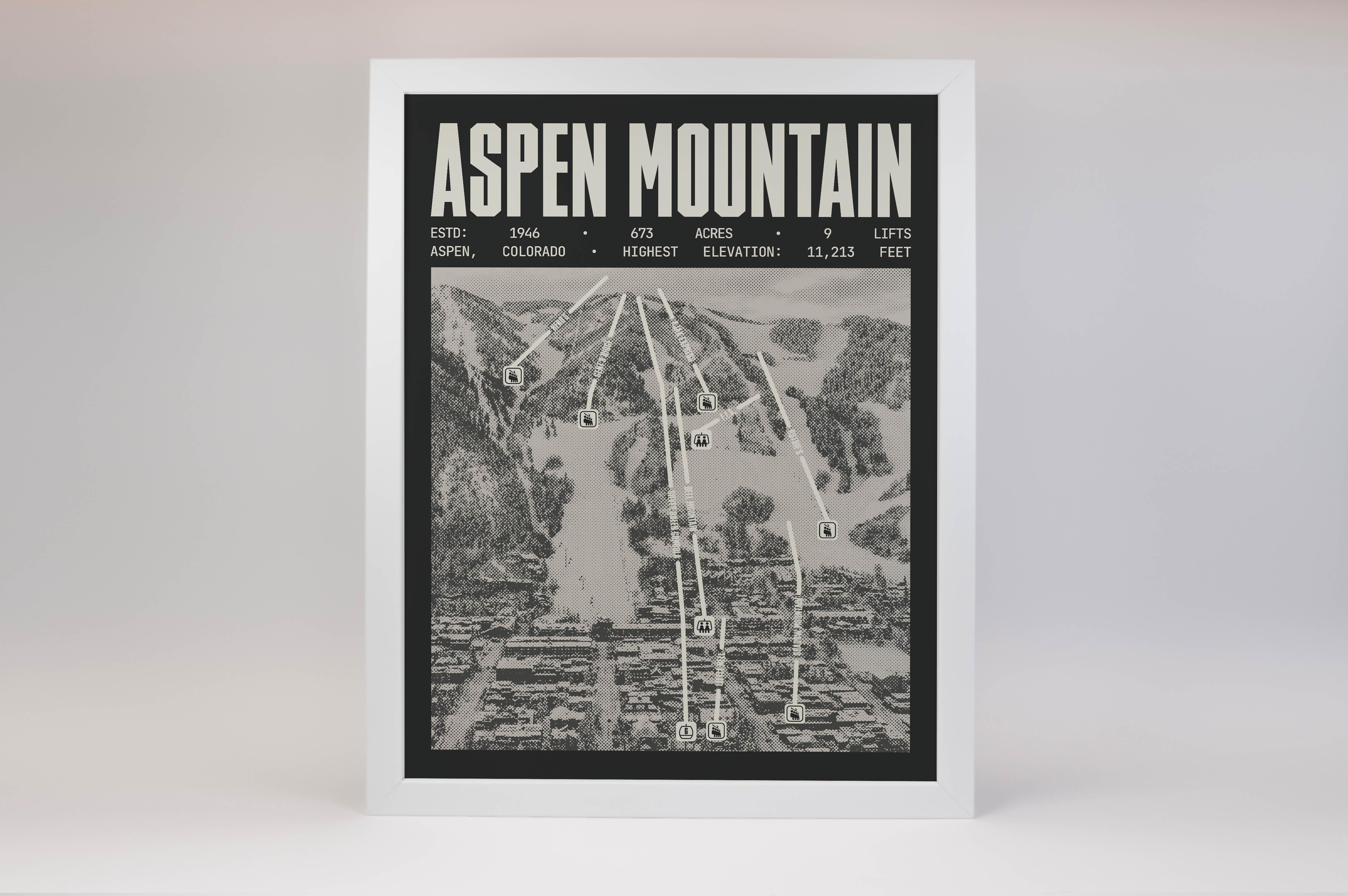 Aspen Mountain Resort Poster