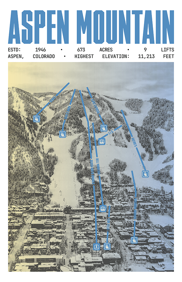 Aspen Mountain Resort Poster