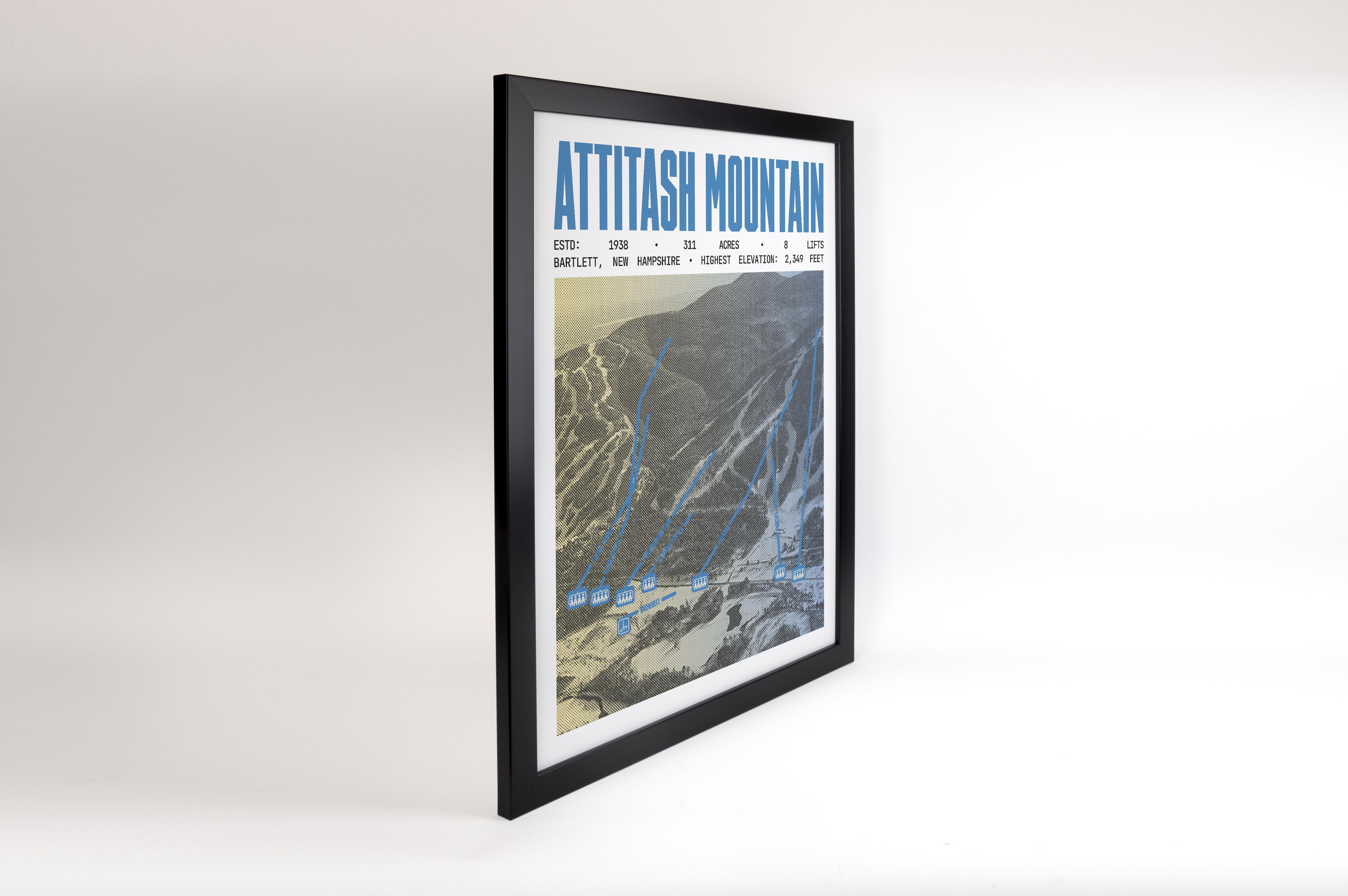 Attitash Mountain Resort Poster