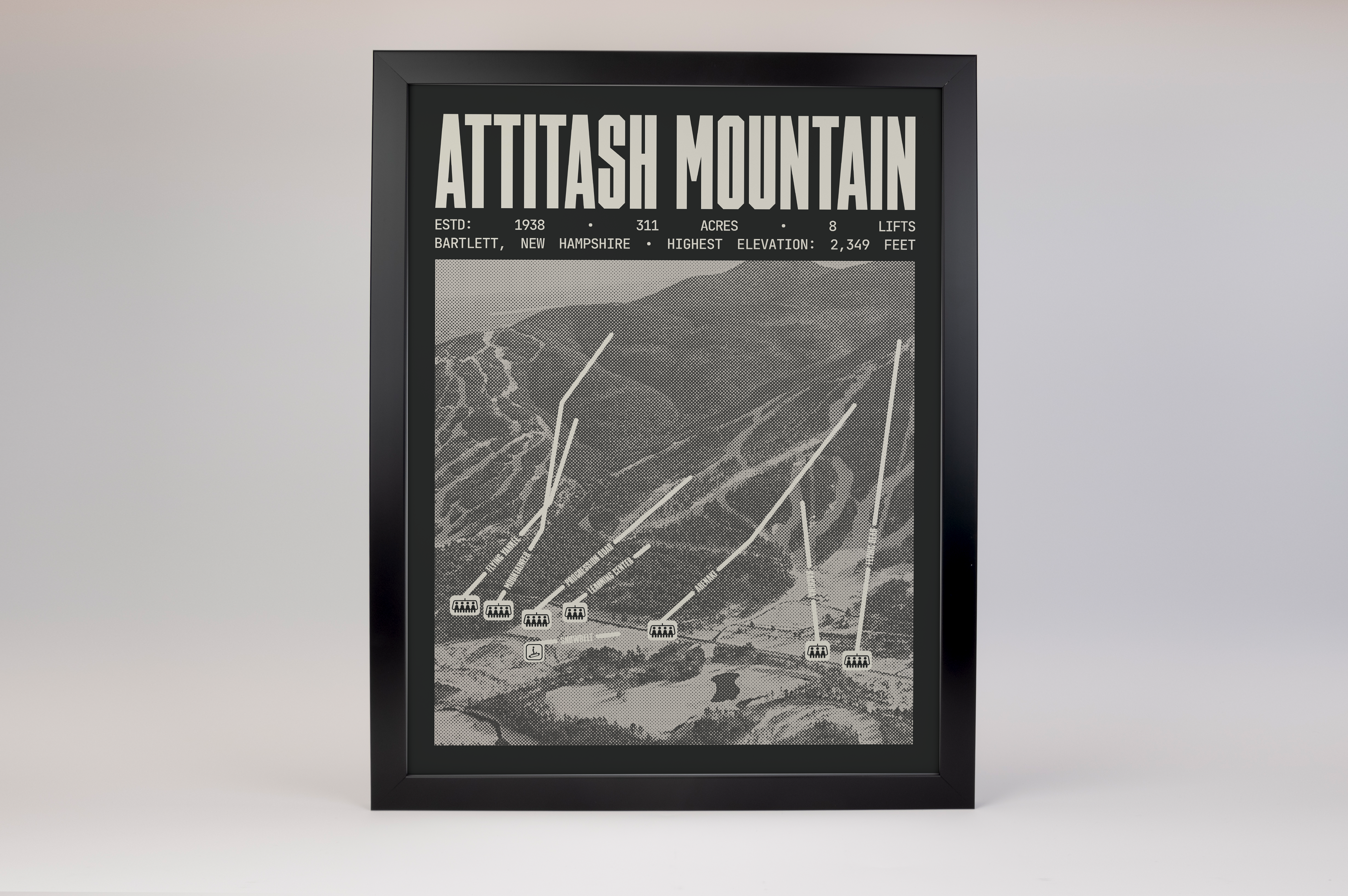 Attitash Mountain Resort Poster