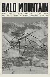 Bald Mountain - Sun Valley Ski Resort Poster