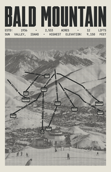 Bald Mountain - Sun Valley Resort Poster