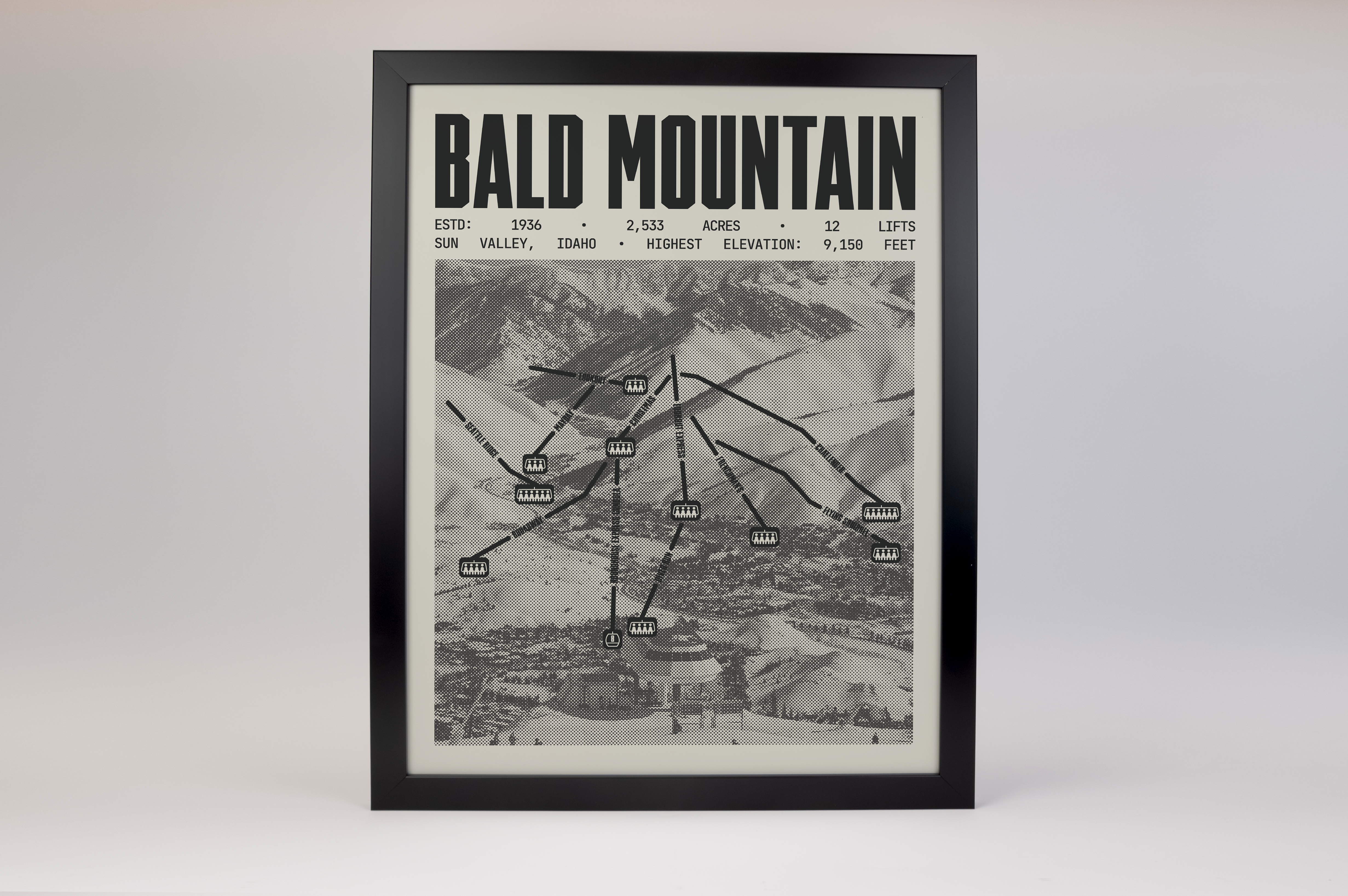 Bald Mountain - Sun Valley Resort Poster