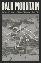 Bald Mountain - Sun Valley Resort Poster
