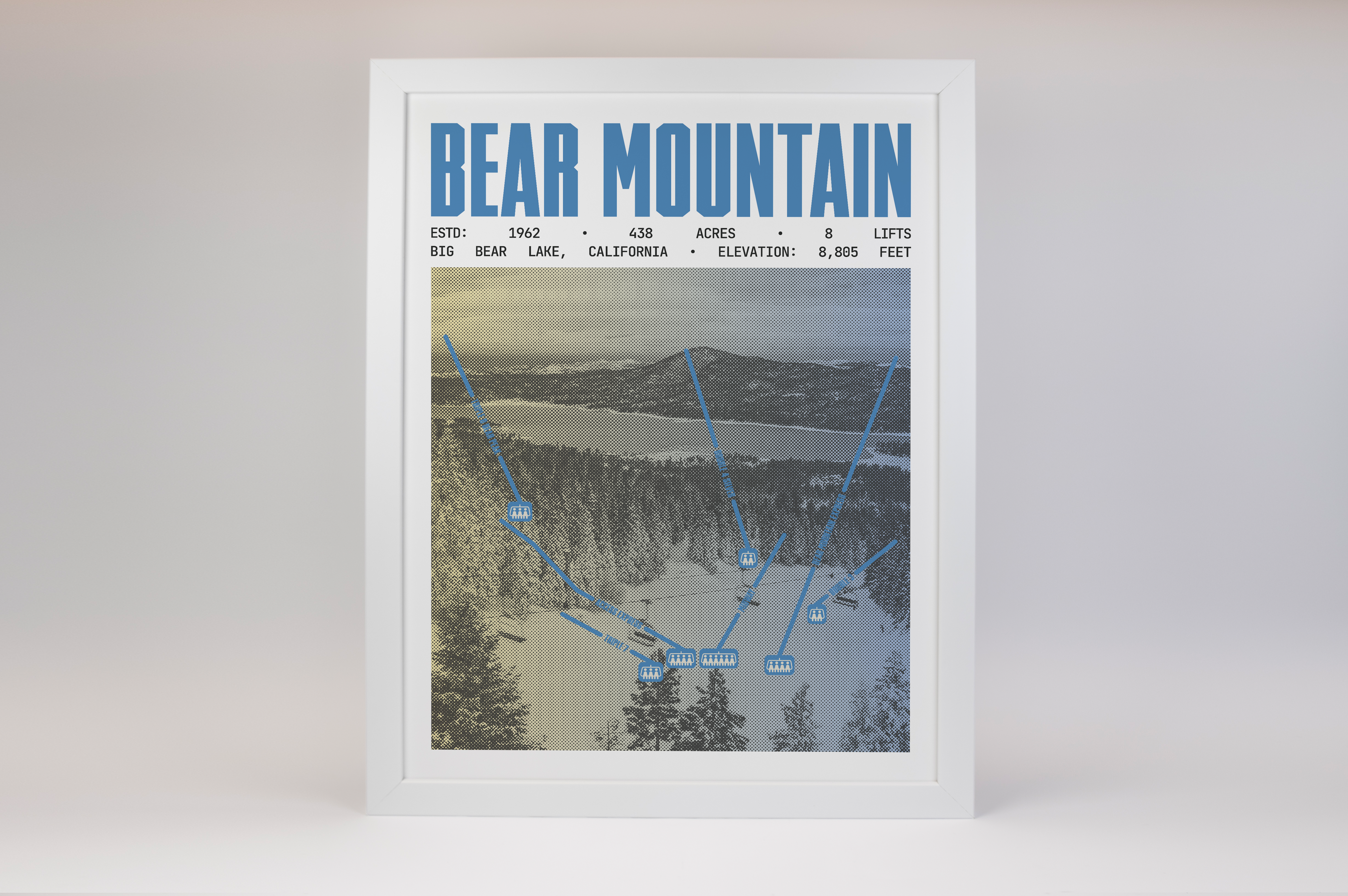 Bear Mountain - Big Bear Lake Resort Poster