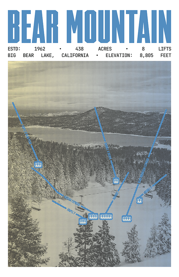 Bear Mountain - Big Bear Lake Resort Poster