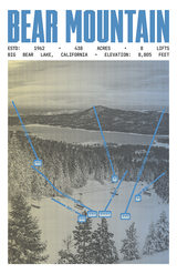 Bear Mountain - Big Bear Lake Resort Poster