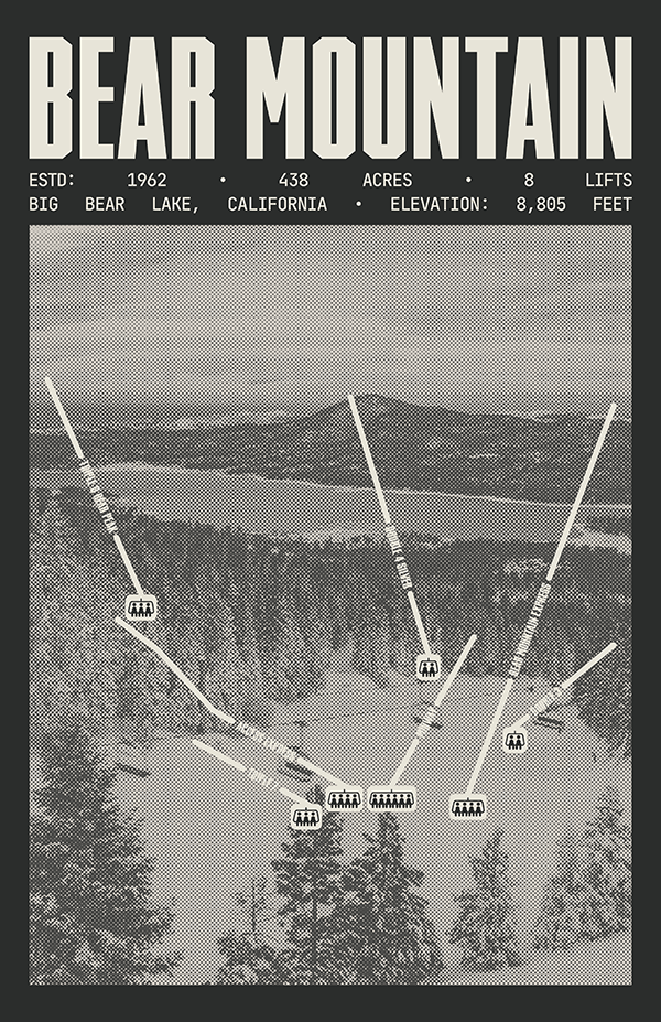 Bear Mountain - Big Bear Lake Resort Poster