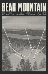 Bear Mountain - Big Bear Lake Resort Poster