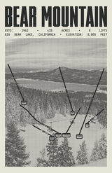 Bear Mountain - Big Bear Lake Resort Poster