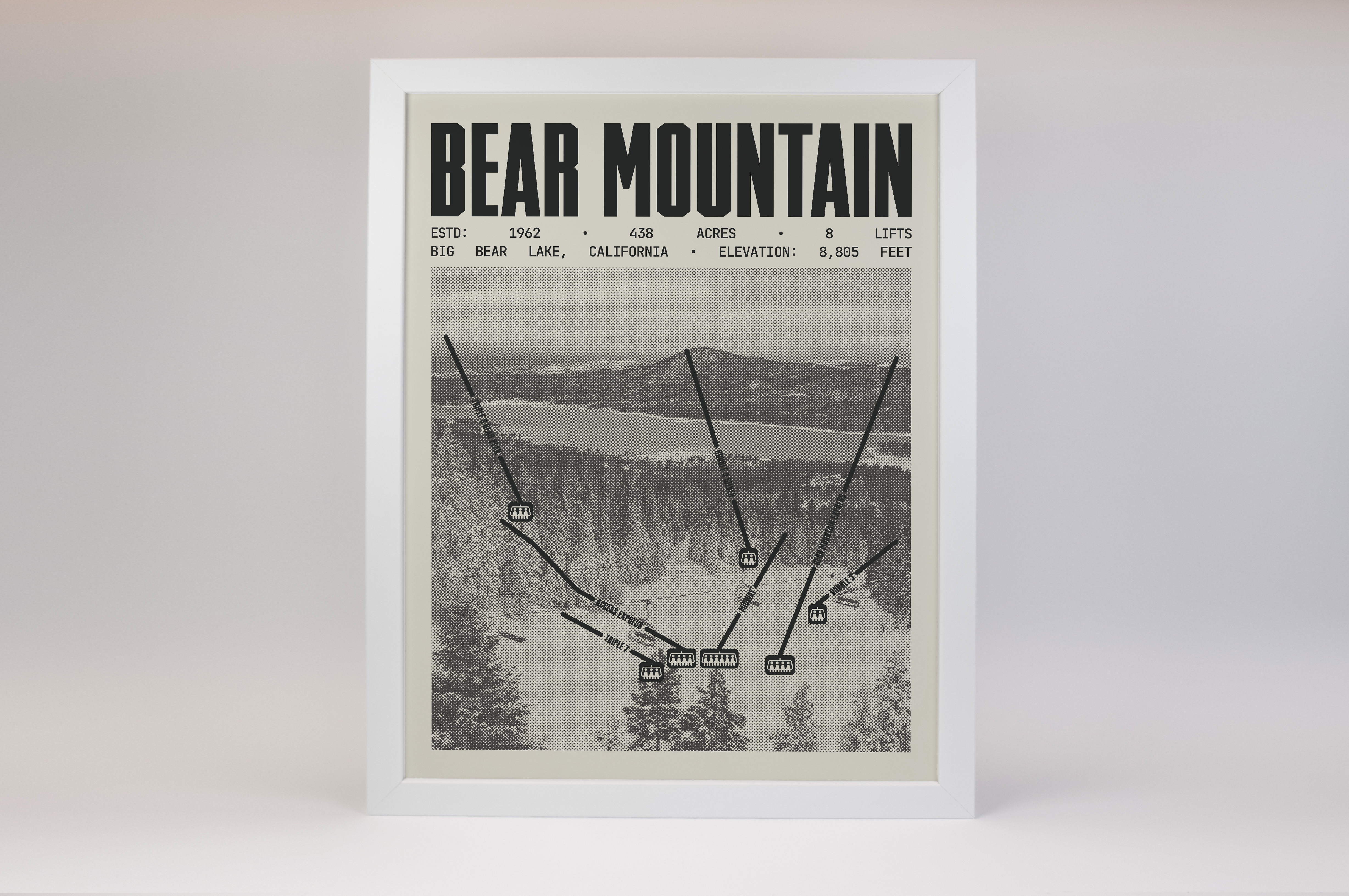 Bear Mountain - Big Bear Lake Resort Poster