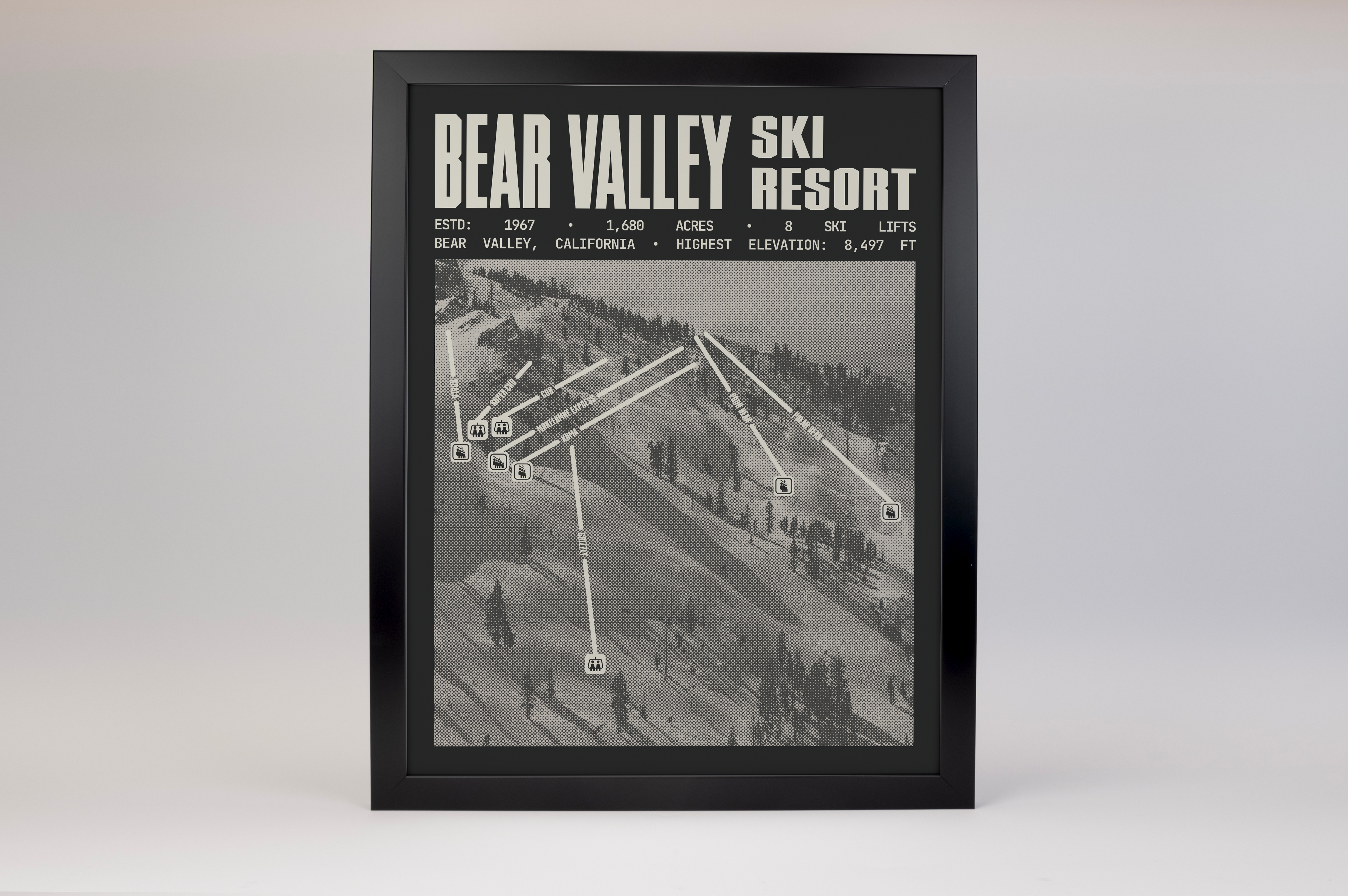 Bear Valley Ski Resort Poster