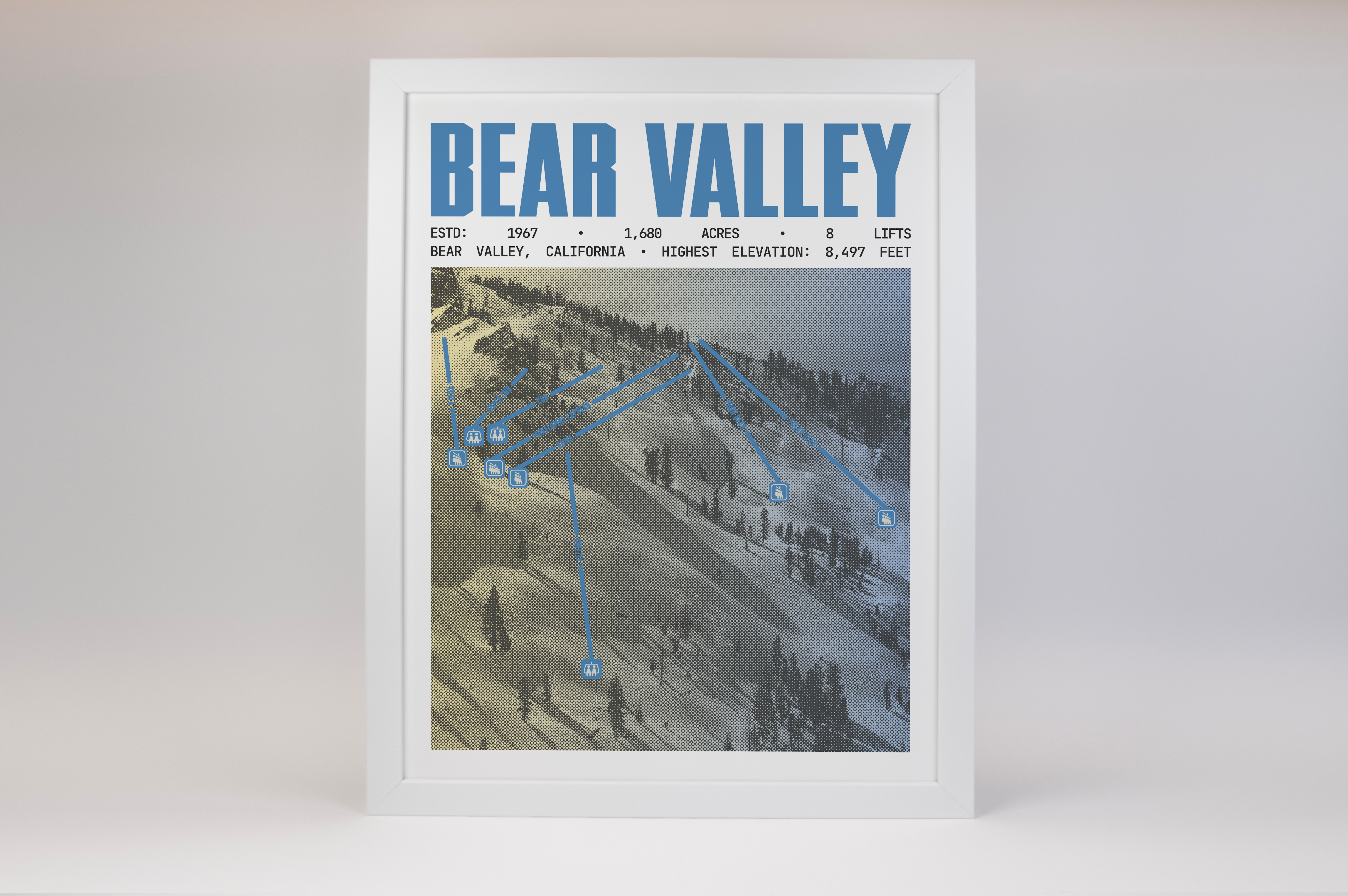 Bear Valley Resort Poster