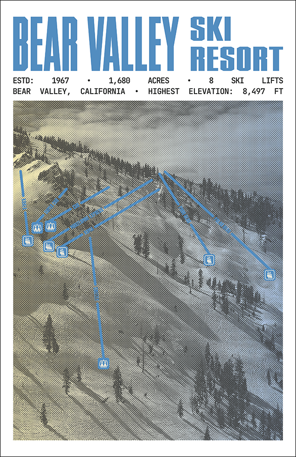Bear Valley Ski Resort Poster