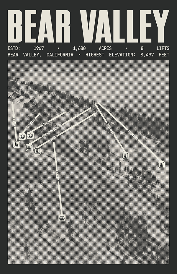 Bear Valley Resort Poster