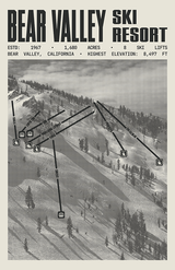 Bear Valley Ski Resort Poster