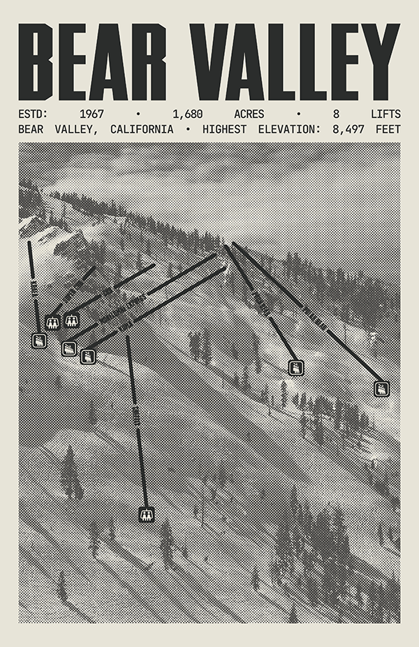 Bear Valley Resort Poster