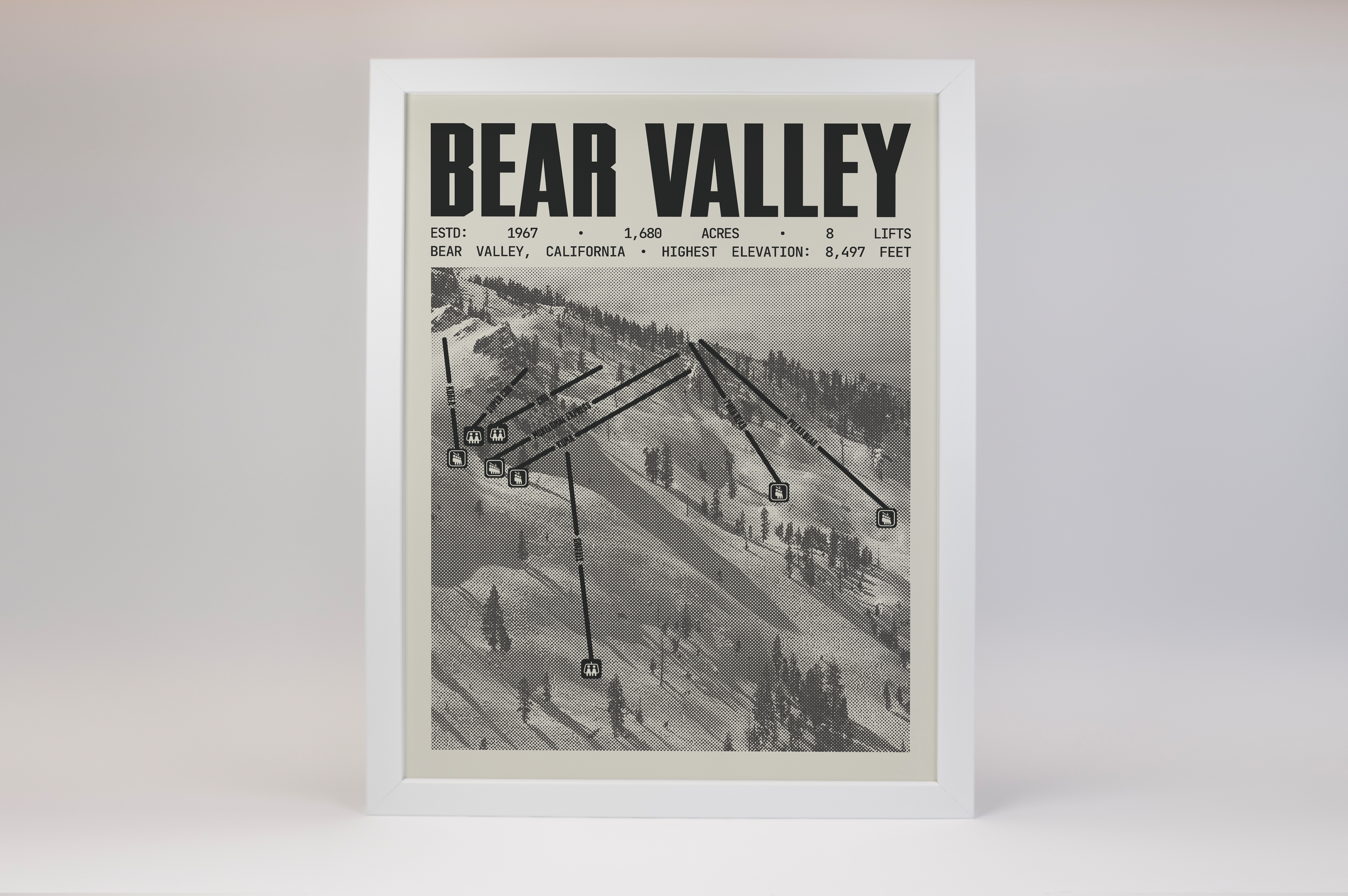 Bear Valley Resort Poster