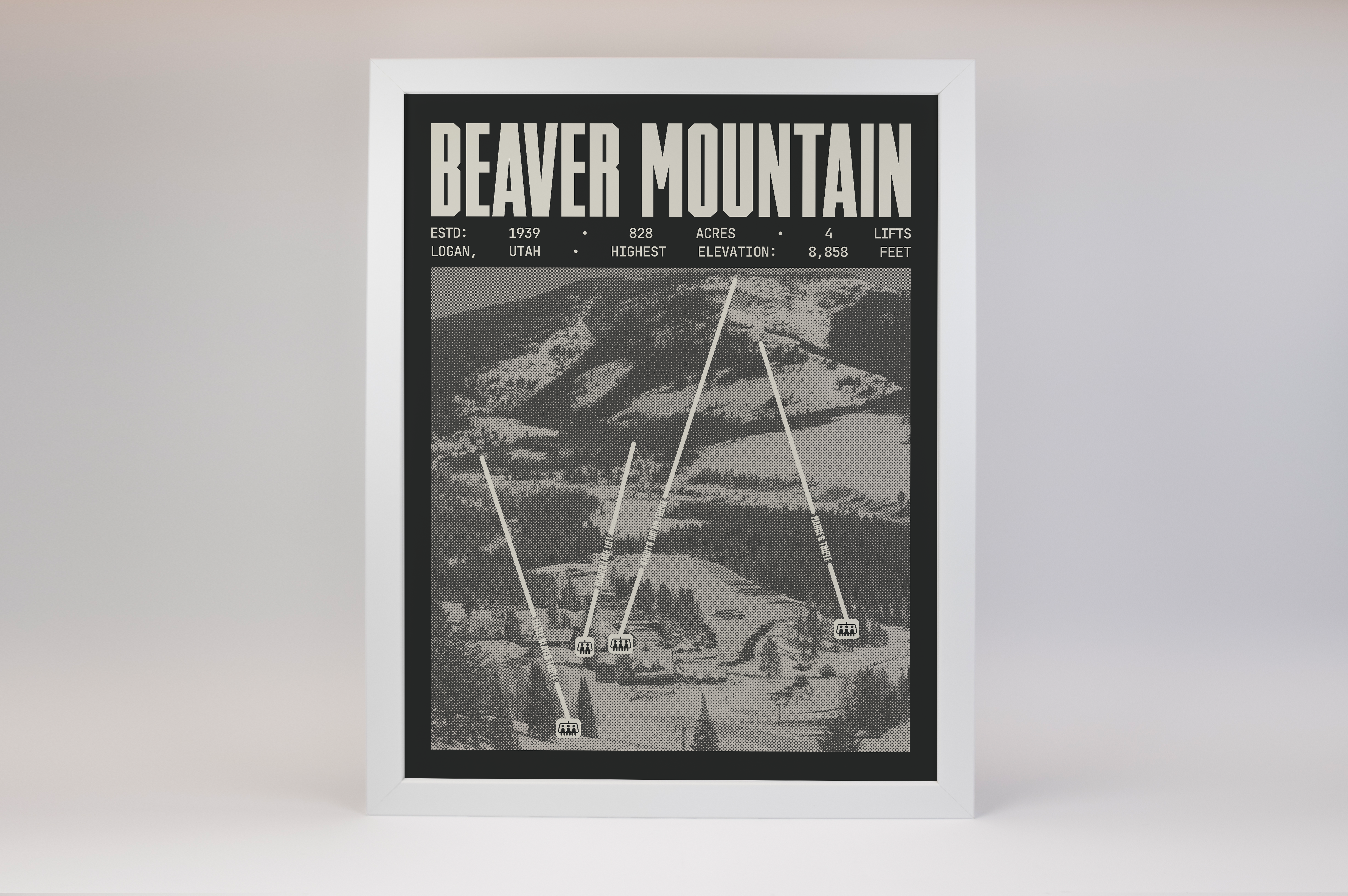 Beaver Mountain Resort Poster