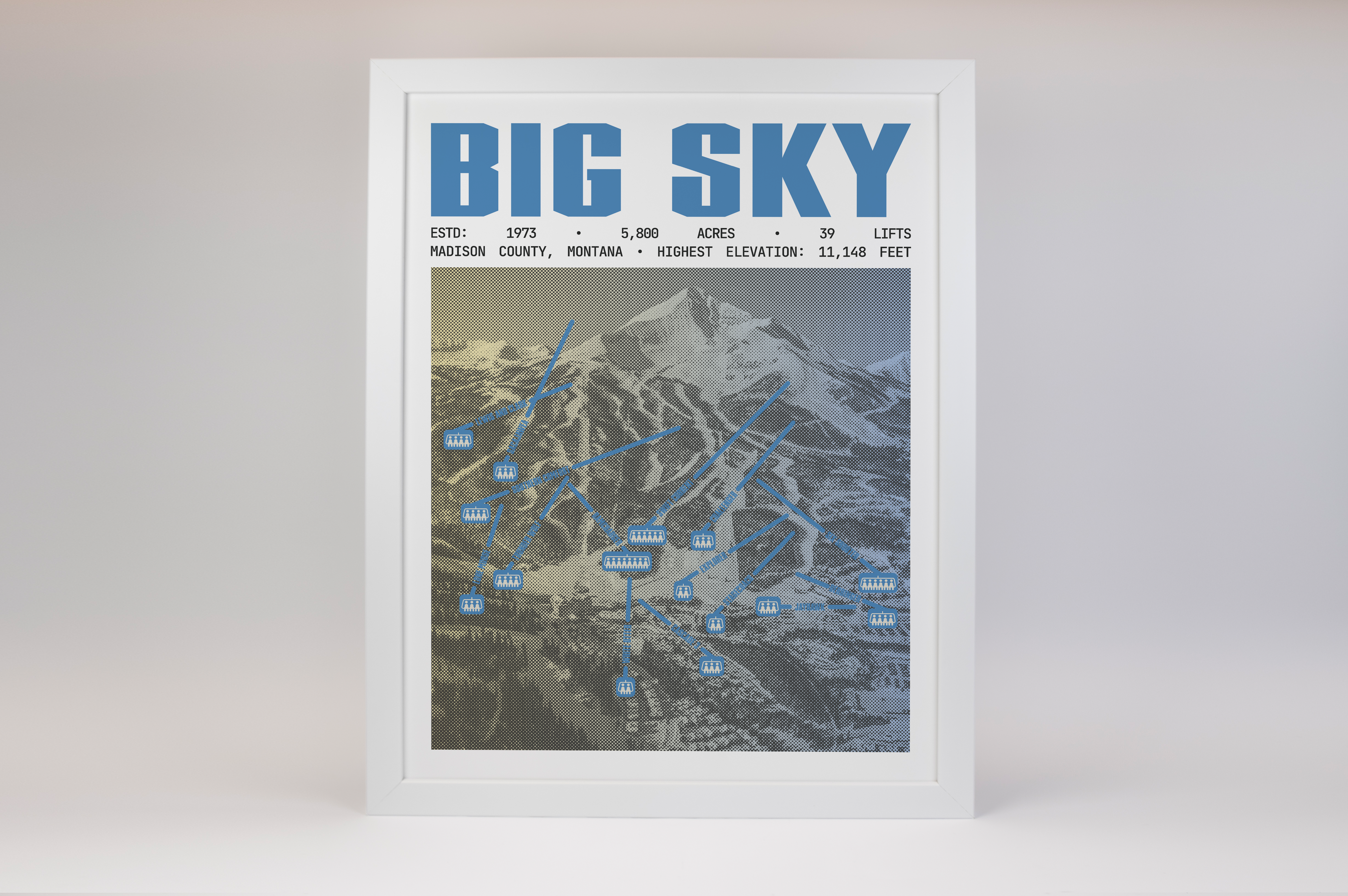 Big Sky Resort Poster