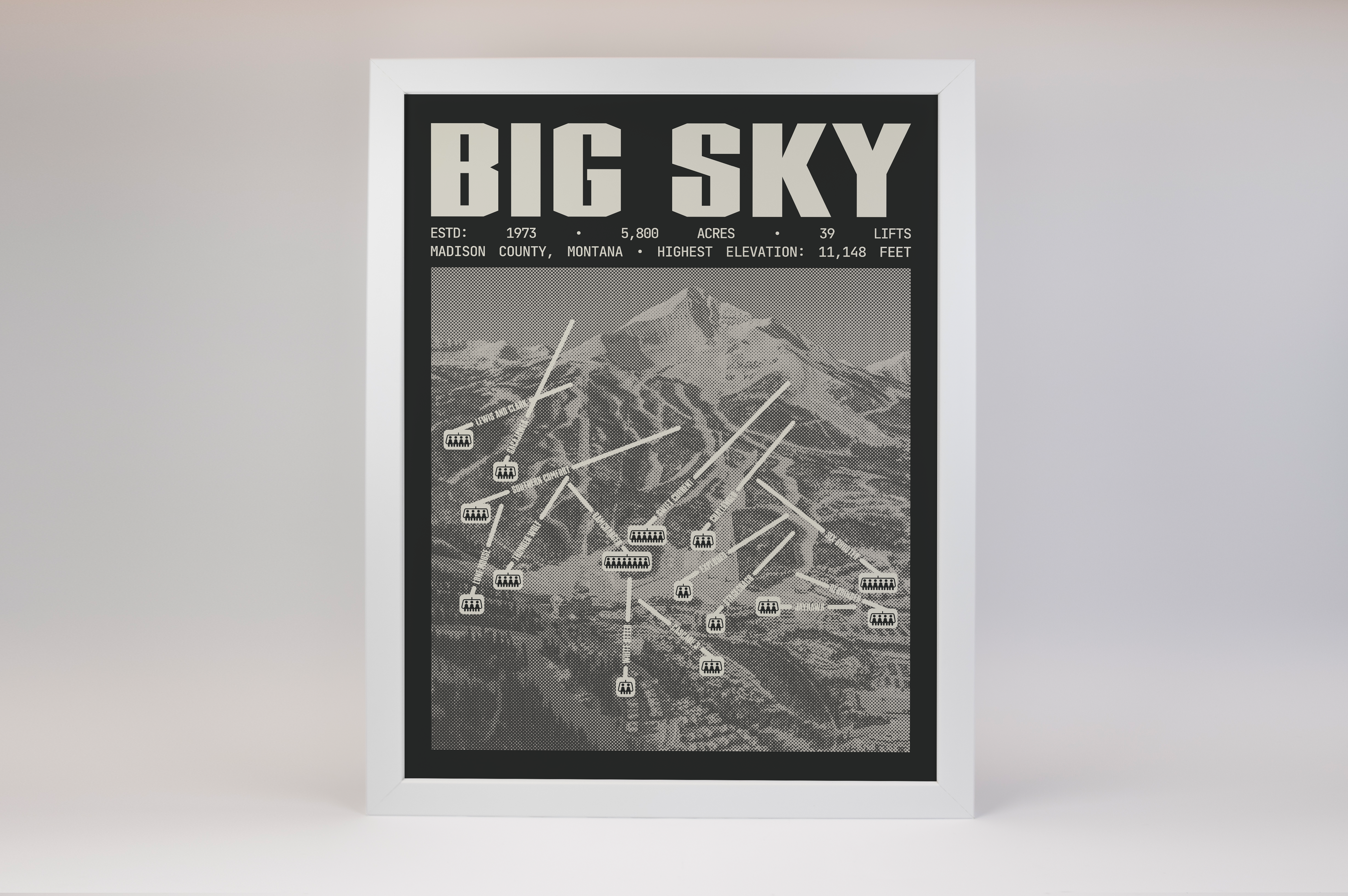 Big Sky Resort Poster