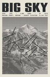 Big Sky Resort Poster