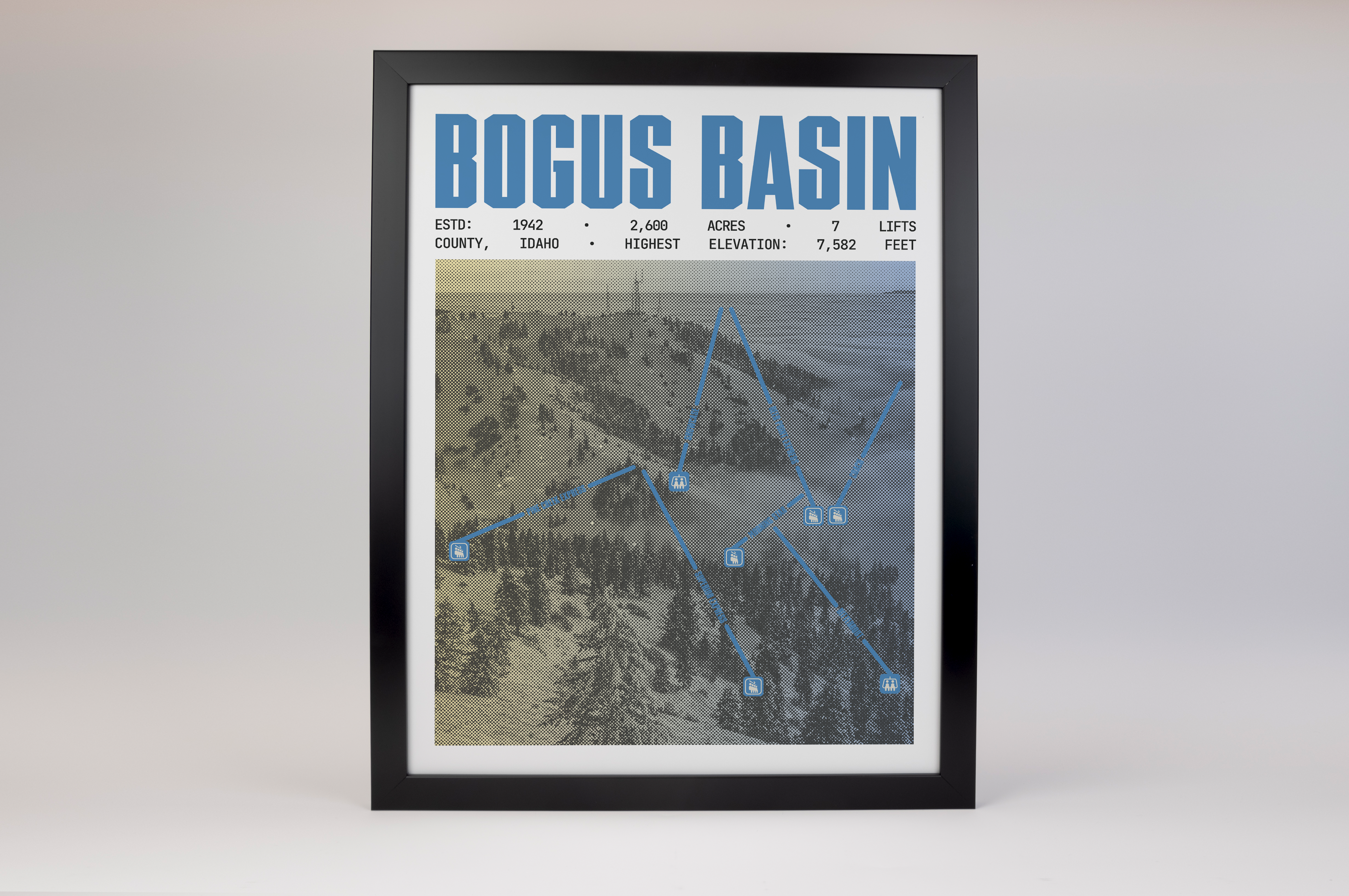 Bogus Basin Resort Poster