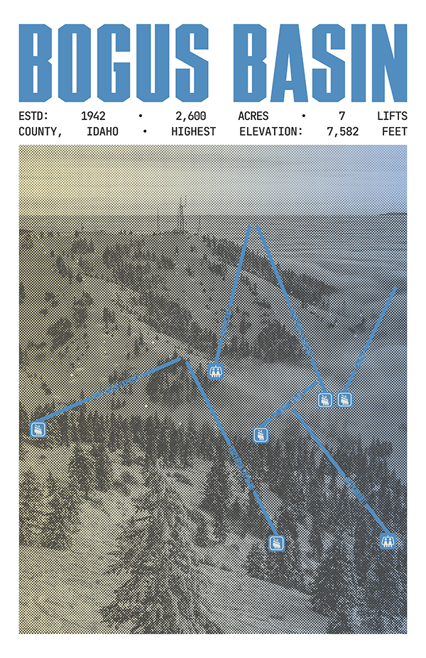 Bogus Basin Resort Poster