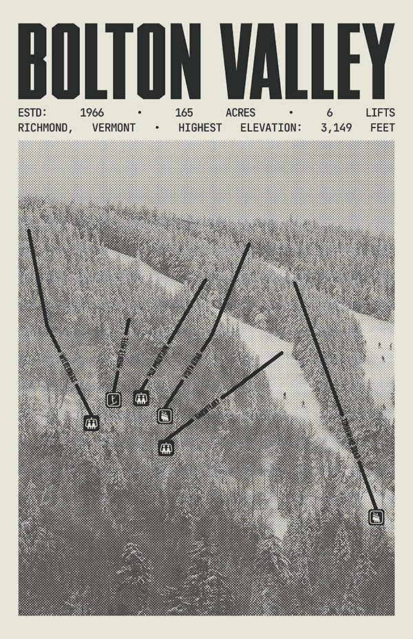 Bolton Valley Resort Poster